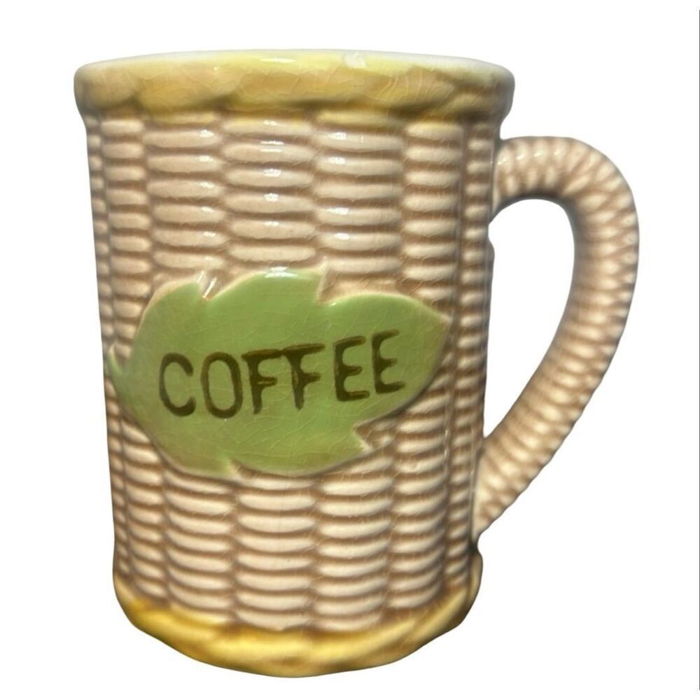 Mid Century Modern Tilso Japanese Basket Mug